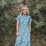 Amalfi Green Smock Neckline Dress by LNH Edit