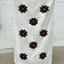 Flora Navy & Gold Heavyweight Throw Flower Blanket by Sundream