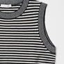 The Leon Top | Striped Sleeveless Knit Top by All Row