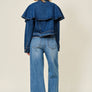 Cape Denim Jacket by Aaron & Amber