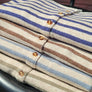 Striped Pattern Button Front Cardigan