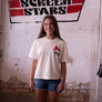 Texas ICON Crop Top T-Shirt in Ivory