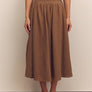 Midi-Circled Cotton Skirt by amente