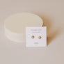 White Opal Sun Earrings