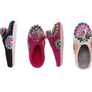 Granny Square Slippers in Natural by French Knot