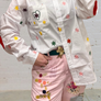Heart Elbow Confetti Button-Up by Chap and Graham Designs