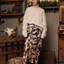 Riverbend Pull On Maxi Skirt in Western Navy