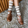 Striped Boyfriend Socks by Le Bon Shoppe