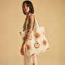 Sunburn Terry Tote Bag in Cream by Slowtide
