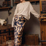 Riverbend Pull On Maxi Skirt in Western Navy