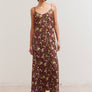 Develop Fabric Sleeveless Floral Print Dress