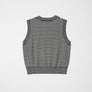 The Leon Top | Striped Sleeveless Knit Top by All Row