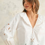 Eyelet Detailed Blouse