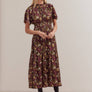 Raglan Sleeve Tier Maxi Dress