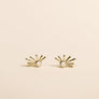 White Opal Sun Ray Earrings by JaxKelly