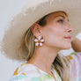 Blush Flower Earrings by Sunshine Tienda