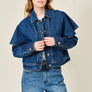 Cape Denim Jacket by Aaron & Amber