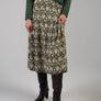 Tiffany Skirt in Green Floral by Downeast