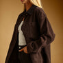 Corduroy Button Front Barn Jacket