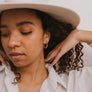 Large Ball Hoop Earring