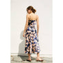 Exquisite Refinement Bias Cut Slip Dress in Western Navy