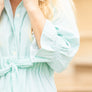 Catherine Dress in Mint Seersucker by Holly Shae