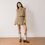 Painted Gingham Quilted Juniper Skort by Sunshine Tienda
