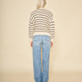 Amara Cardigan in Navy Stripe by dRA
