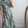 Amalfi Green Smock Neckline Dress by LNH Edit