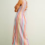 Multi Stripe Print Dress