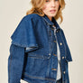 Cape Denim Jacket by Aaron & Amber