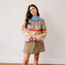 Painted Gingham Quilted Juniper Skort by Sunshine Tienda