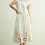 Floral Embroidered Full Skirt