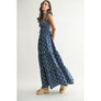 Floral Emboridered Tiered Maxi Dress