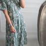 Amalfi Green Smock Neckline Dress by LNH Edit