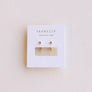 Huggies Earrings in Gold Sphere and Gold by JaxKelly