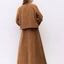 The Eryn Skirt | Suede Midi Skirt by All Row