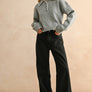 Stitch Detail Collared Pullover Sweater Top
