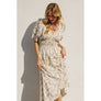 Brunch Babe Bubble Sleeve Midi Dress