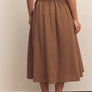 Midi-Circled Cotton Skirt by amente