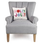 Holly Jolly Hook Pillow by Ampersand