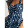 Floral Emboridered Tiered Maxi Dress