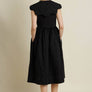 Scallop Collar Midi Dress