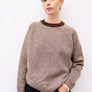 The Jae Sweater | Striped Long Sleeve Sweater by All Row