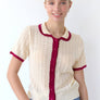All Over Pointelle Cardigan
