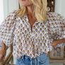 Steph Top in Goldenrod - Marea by Liz Joy
