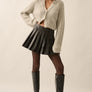 Confetti Button-Front Cardigan Sweater