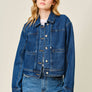 Cape Denim Jacket by Aaron & Amber