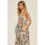 On The Dot Babydoll Tiered Maxi Dress