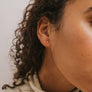 Chain Huggie Gold Stud Earrings by JaxKelly